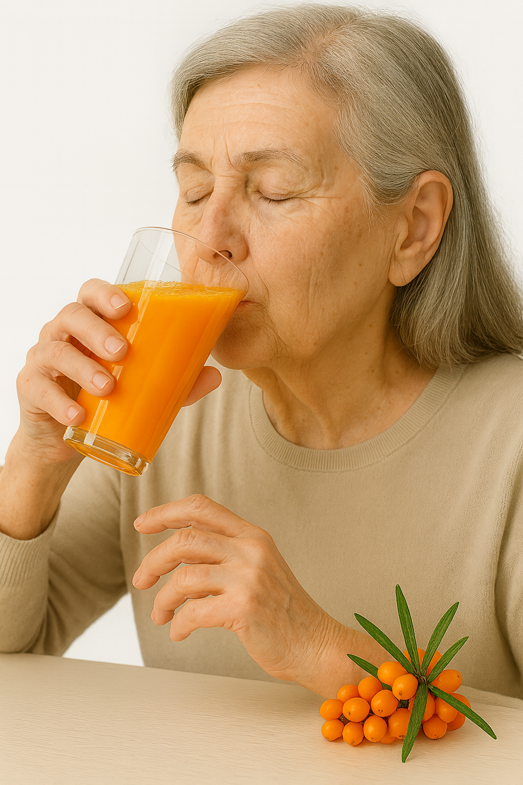 Seabuckthorn Made in Himachal Pulp Juice, Liquid Concentrate 250ML