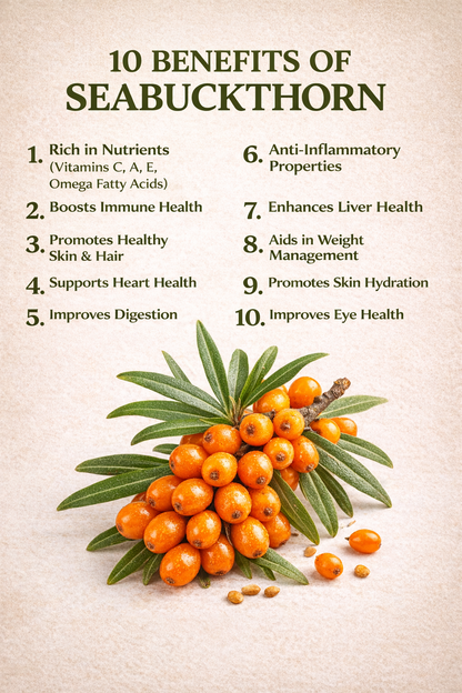 Seabuckthorn Made in Himachal Pulp Juice, Liquid Concentrate 250ML