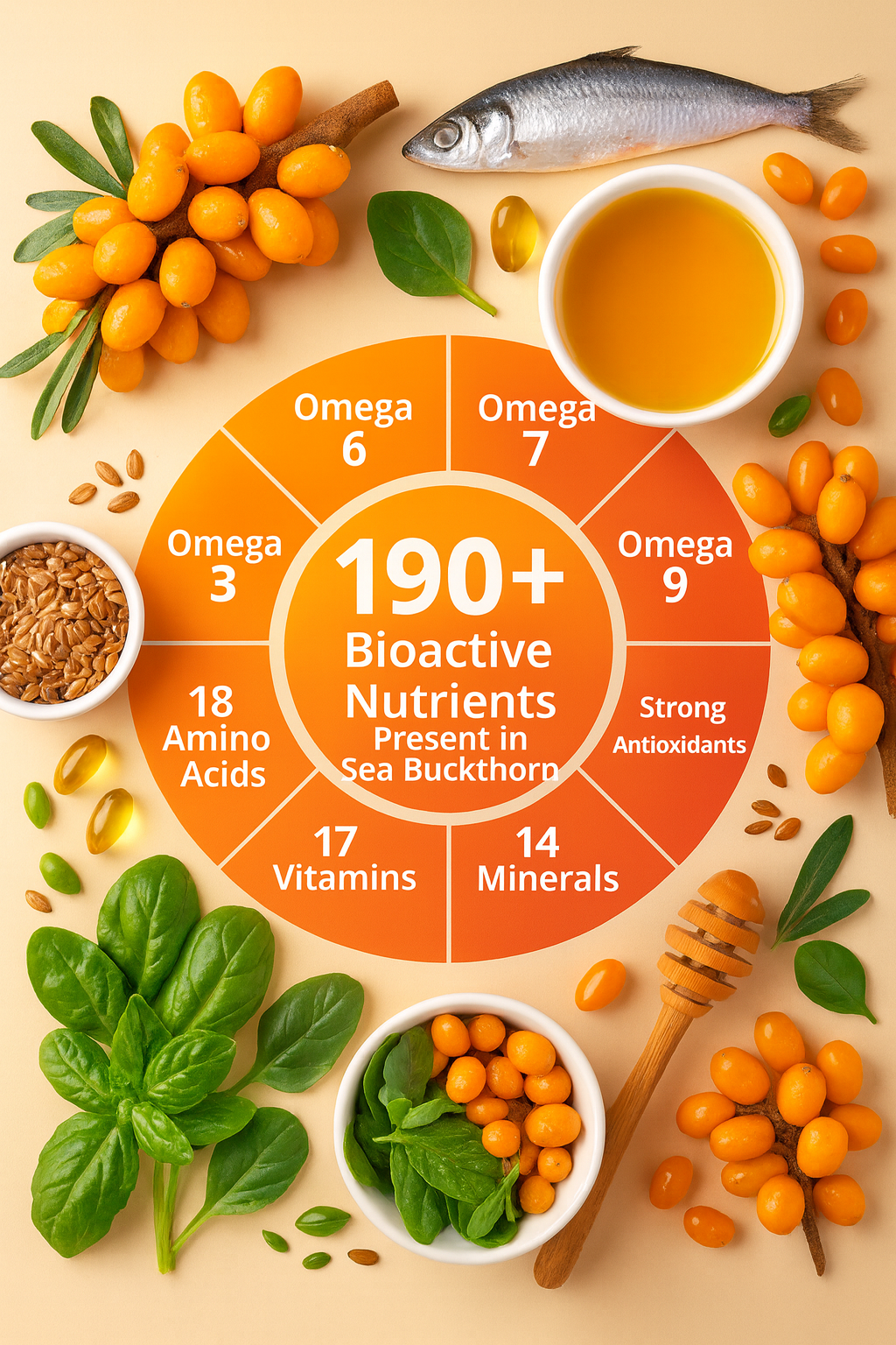 Sea Buckthorn Made In Himachal Pulp Juice, Liquid Concentrate 500ml