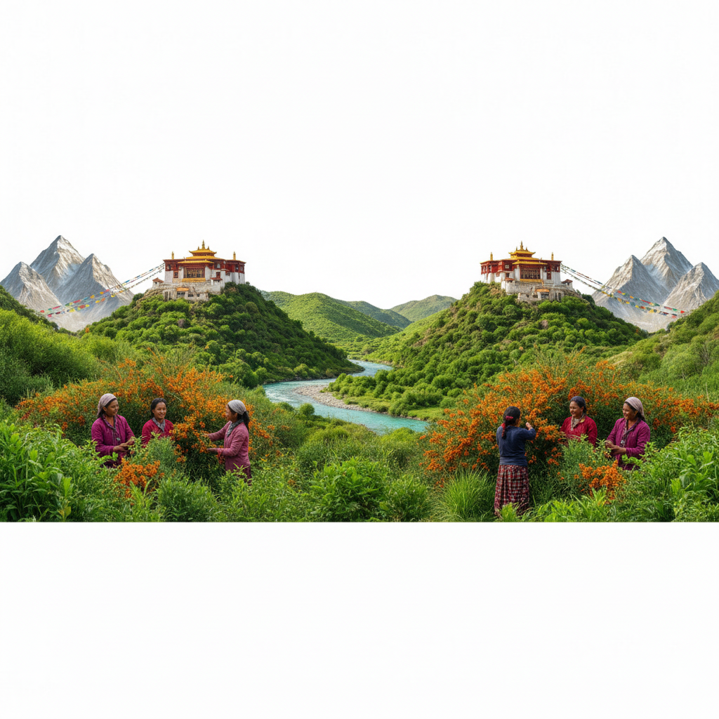 Seabuckthorn Made in Himachal Pulp Juice, Liquid Concentrate 250ML