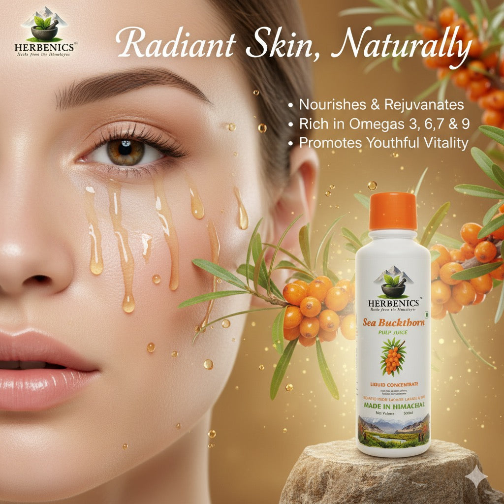 Sea Buckthorn Made In Himachal Pulp Juice, Liquid Concentrate 500ml